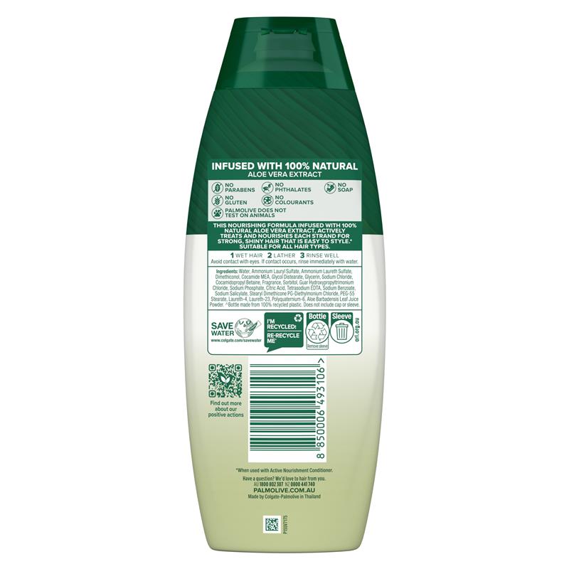 Palmolive Naturals Active Nourishment Normal Hair Shampoo Aloe Vera & Fruit Vitamins 350mL
