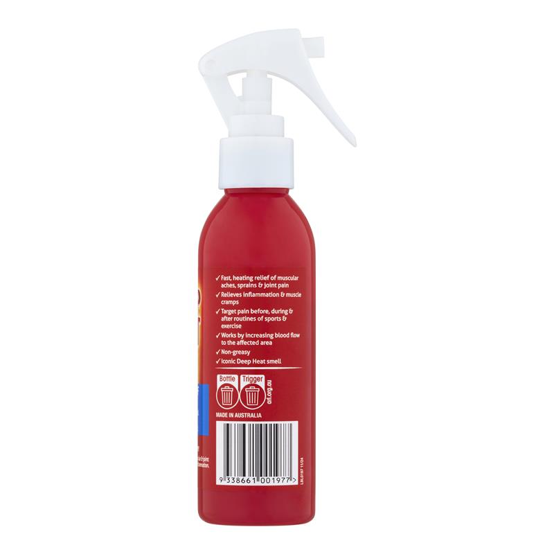 Deep Heat Original Pain Relief Spray 100ml
