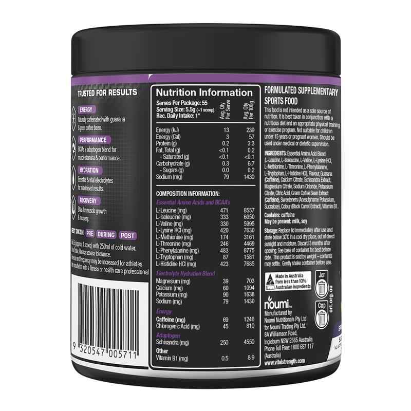 Vital Strength Amino Max EAA Grape 300g