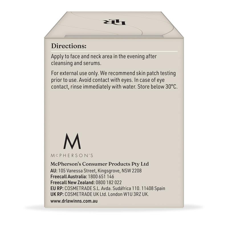 Dr. LeWinn's Smooth + Firm Double Intensity Night Cream 30g