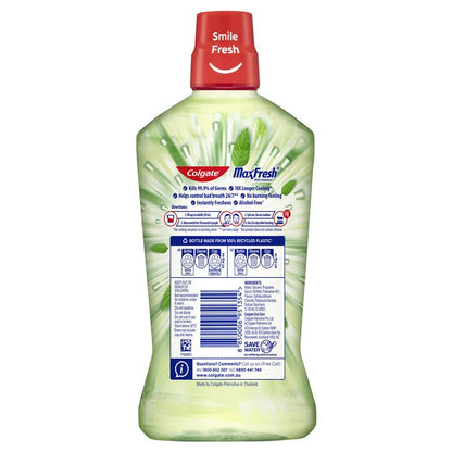 Colgate Mouthwash Max Fresh Mint Fusion 1L