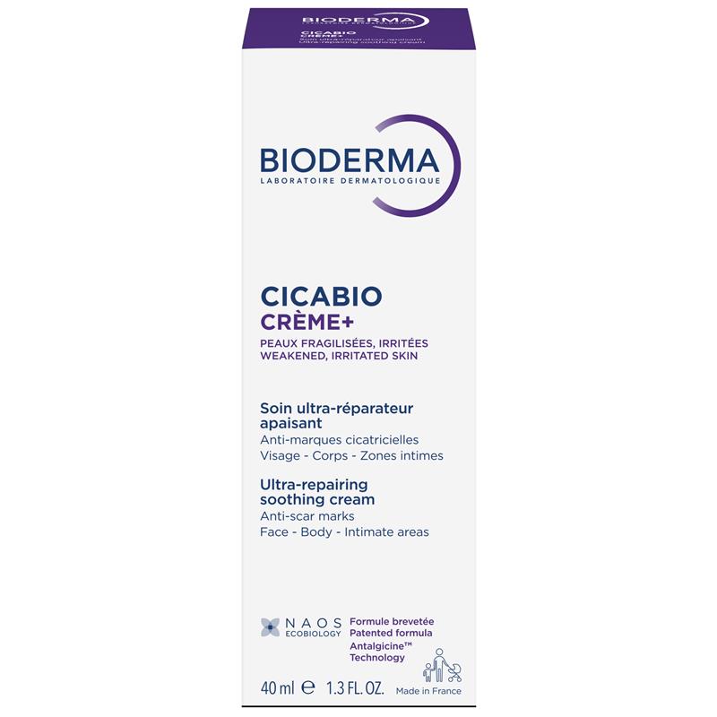 Bioderma Cicabio Crème+ Soothing and Hydrating Restorative Cream 40ml