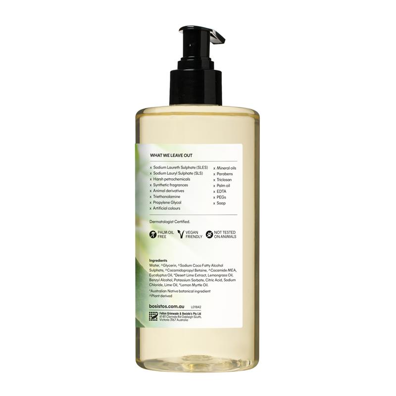 Bosisto's Desert Lime & Eucalyptus Hand Wash 500mL