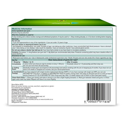 Nicorette Gum 2mg Fresh Fruit 315 Pieces Exclusive Size