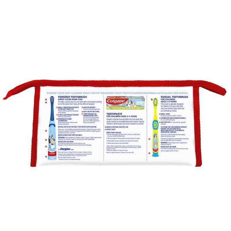 Children's Oral Care Gift Set with Toothbrushes and Toothpaste