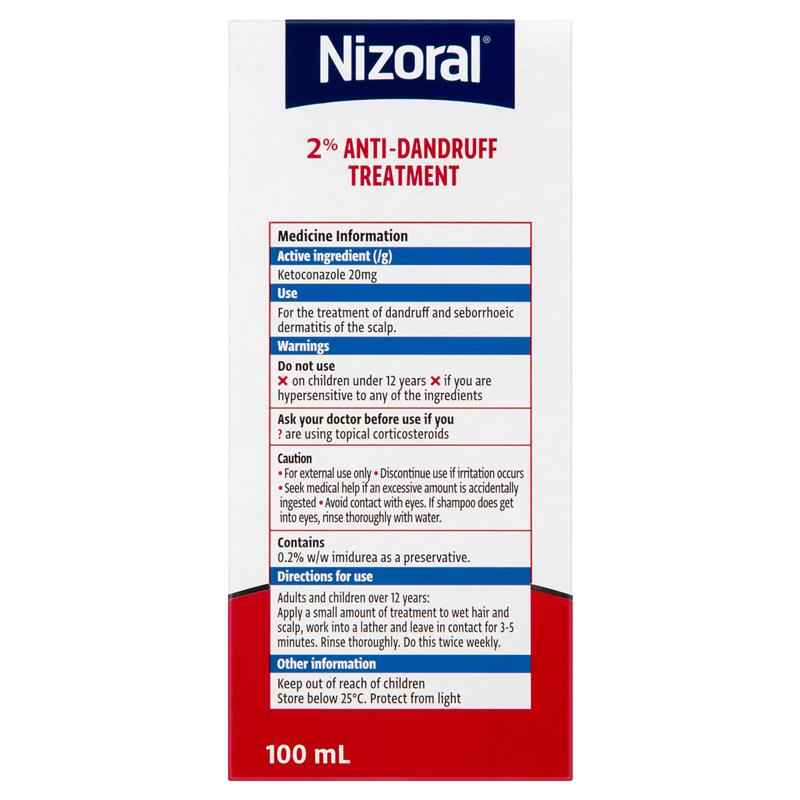 Nizoral Anti-Dandruff Shampoo 2% 100mL