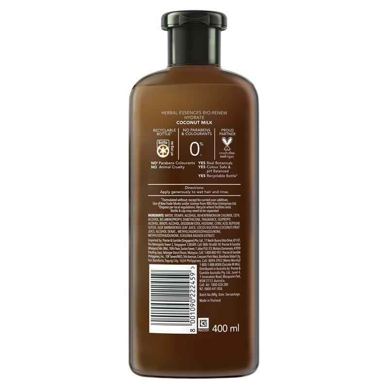 Herbal Essences Bio Renew Hydrate Coconut Milk Conditioner 400ml