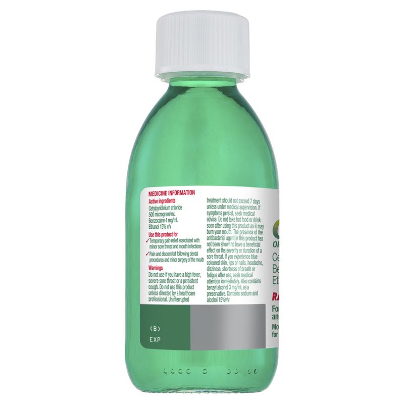 Cepacaine Mouthwash Liquid 200mL