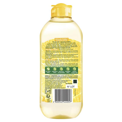 Garnier Micellar Vitamin C Cleansing Water 400ml - GimmeNow