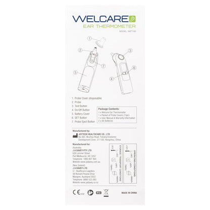 Welcare 2 In 1 Ear Thermometer