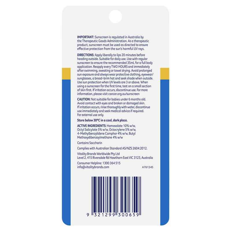 Cancer Council SPF 50+ Ultra Sunscreen Lip Balm 4g