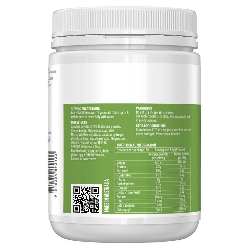 Healthy Care Super Spirulina 400 Tablets