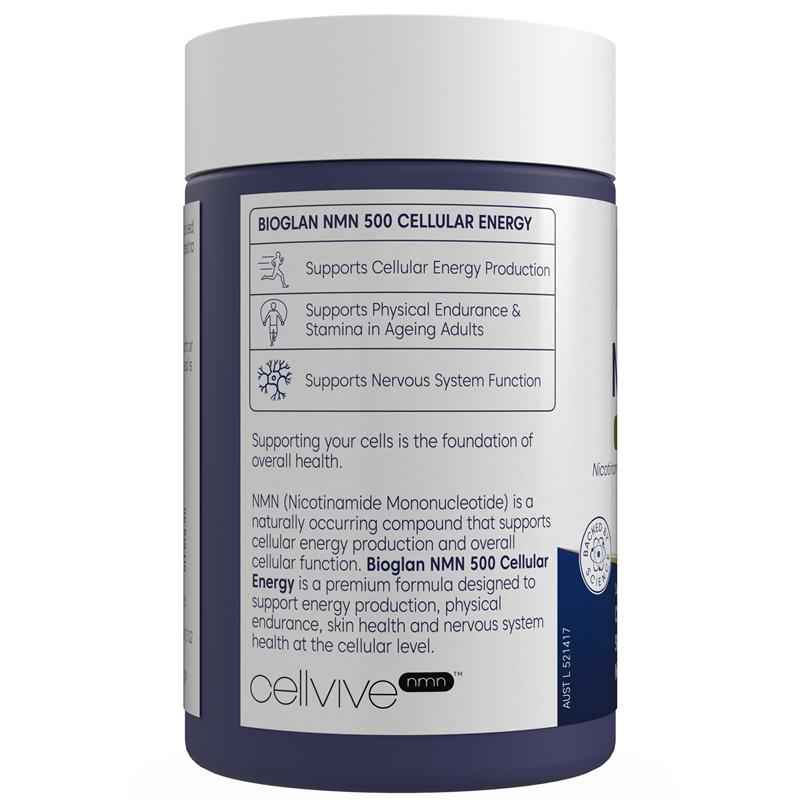 Bioglan NMN 500mg 30 Capsules