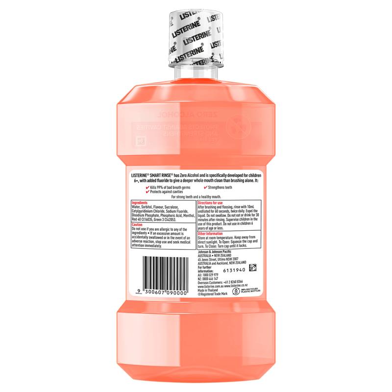Listerine Smart Rinse Berry Shield 500ml