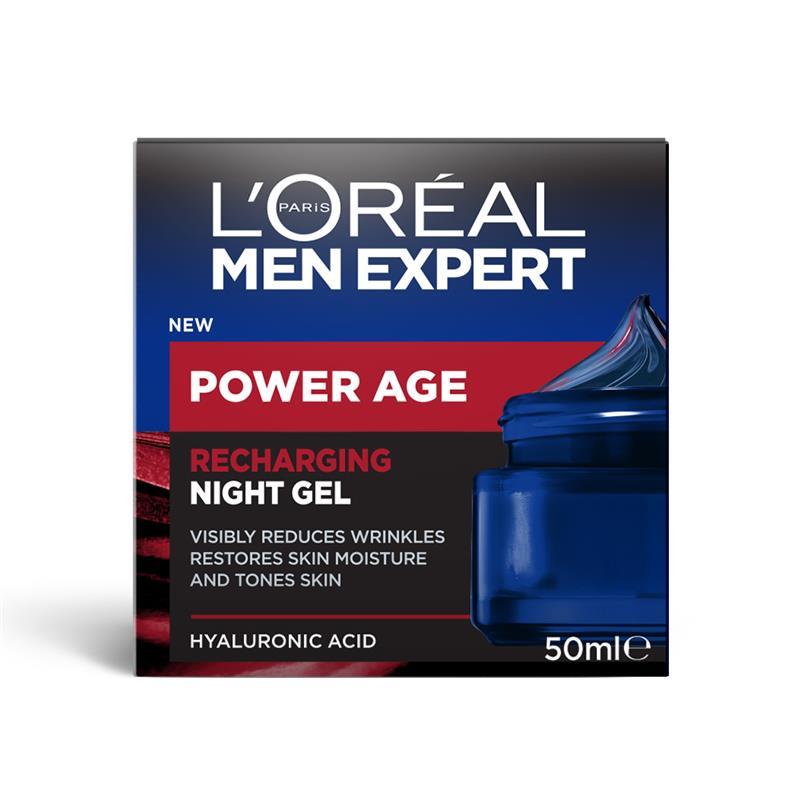 L'Oreal Men Expert Power Age Night Gel 50ml - GimmeNow