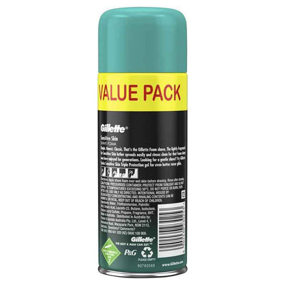 Gillette Shave Foam Sensitive Value Pack 333g