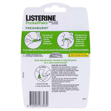 Listerine Pocketpaks Oral Care Strips Freshburst Value Pack 72