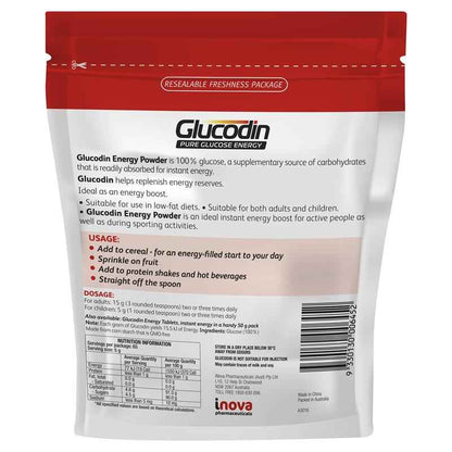 Glucodin Glucose Powder Zip Bag 325g