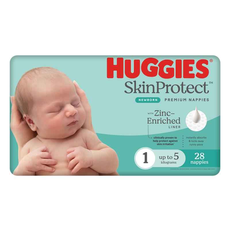 Huggies Convenience Pack Ultimate Size 1 Newborn 28 Pack
