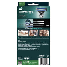 Gillette Mach3+ Razor Replacement Cartridges 1 Handle 6 Cartridges Shave Care - GimmeNow