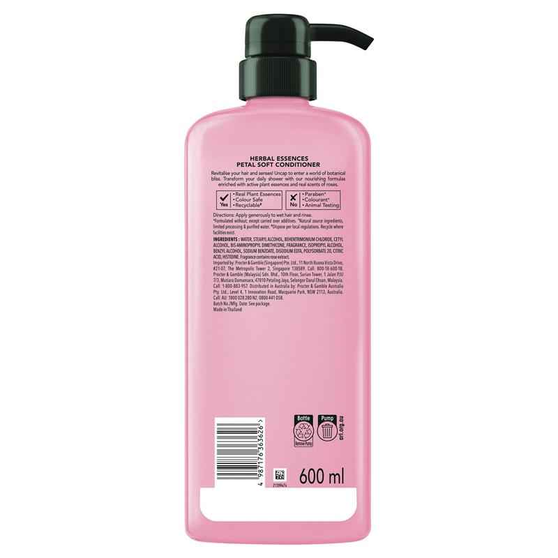 Herbal Essences Conditioner Petal Soft Rose Haircare 600ml