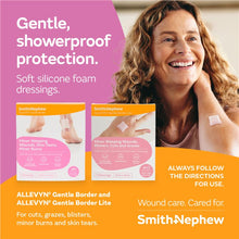 Allevyn Gentle Border Lite 5.5cm x 12cm 3 Pack