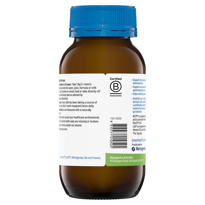 Inner Health Kids Probiotic 120g Powder Fridge Line