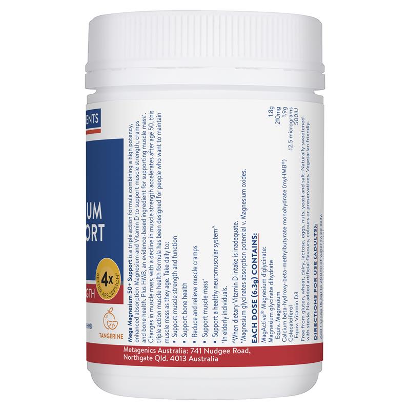 Magnesium & Vitamin D Powder for Muscle & Bone Health