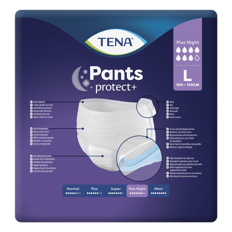 TENA Pants Night Large 12 Pack
