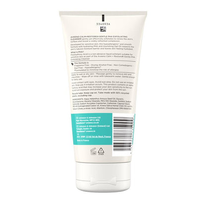 Aveeno Face Calm and Restore Gentle PHA Exfoliating Cleanser 150ml