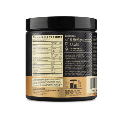 Optimum Nutrition Gold Standard Pre-Workout Fruit Punch 300g