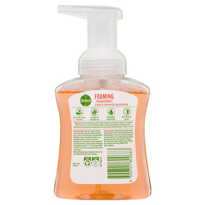 Dettol Antibacterial Foaming Hand Wash Lime & Orange Blossom 250ml