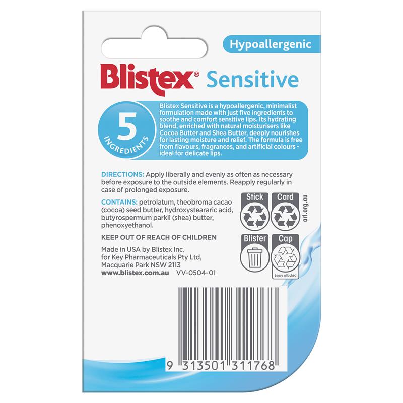 Blistex Sensitive 4.25g Stick