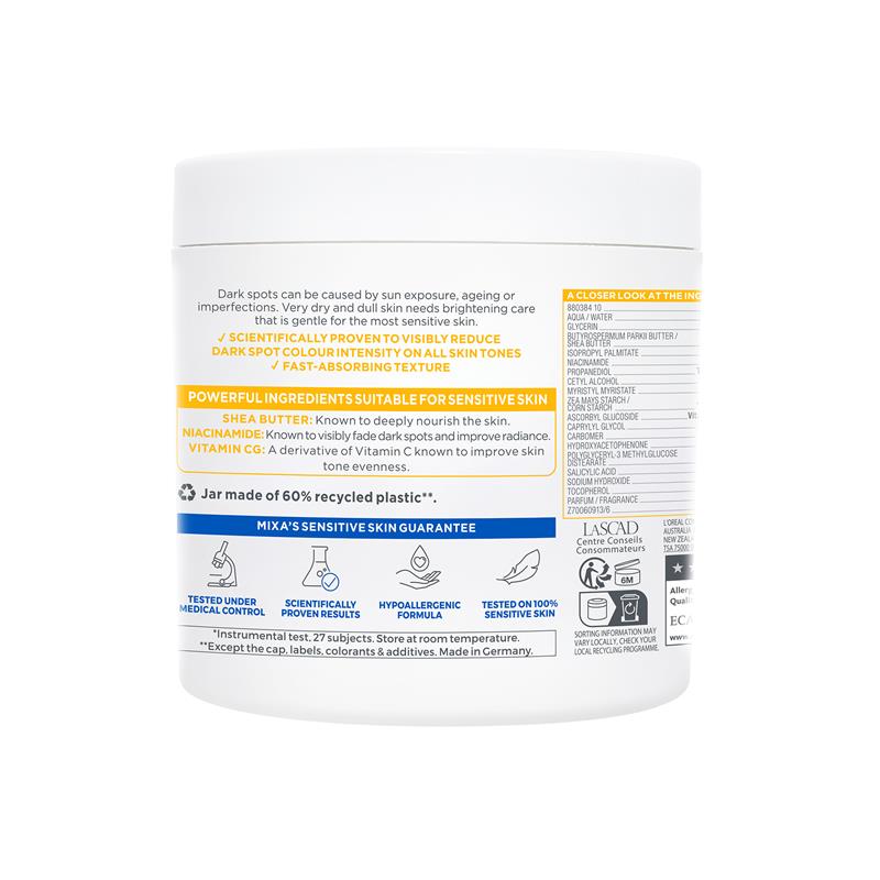 Mixa Niacinamide Bright Moisturising Anti-Dark Spot Cream 400ml