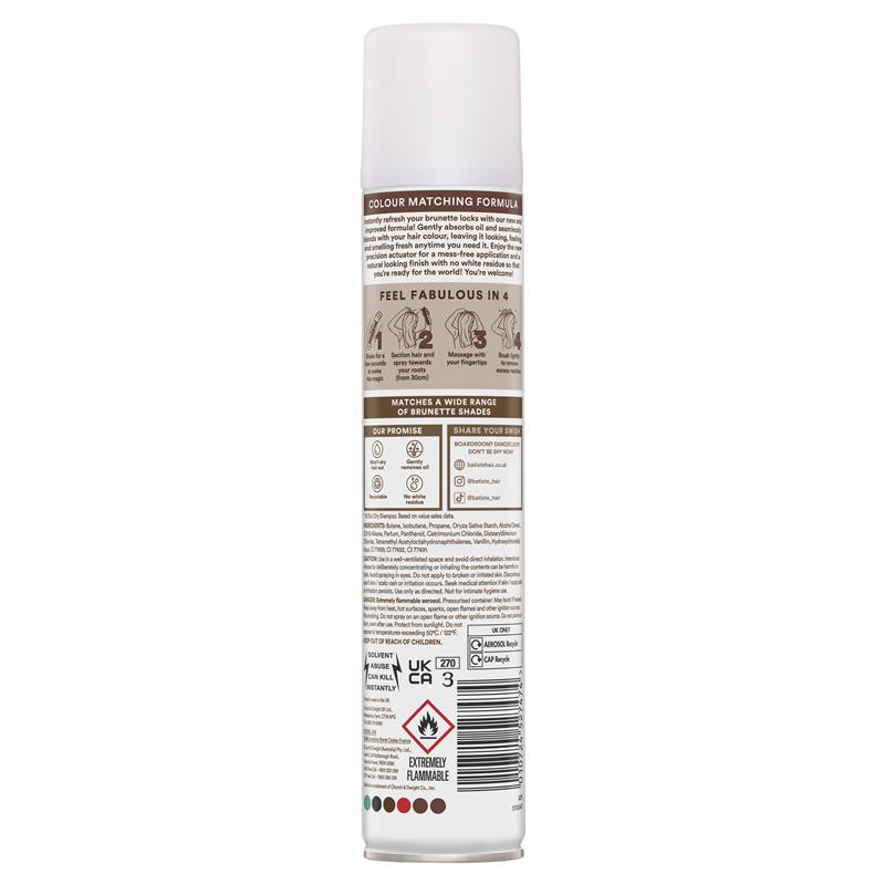 Batiste Medium & Brunette Dry Shampoo 200ml