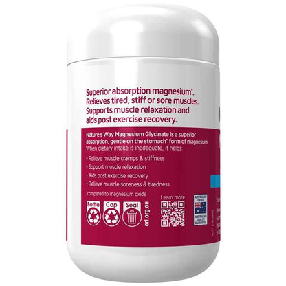 Nature's Way Magnesium Glycinate 130 Tablets