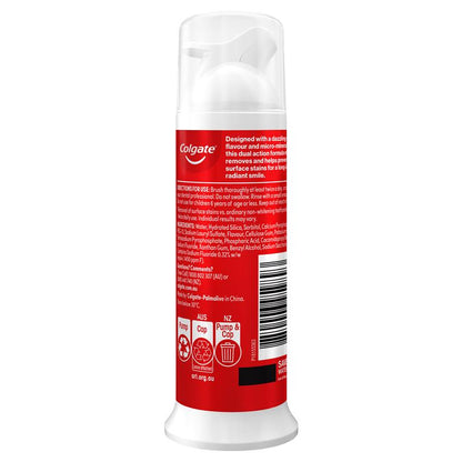 Colgate Toothpaste Optic White Brightening Minerals Pump 100g
