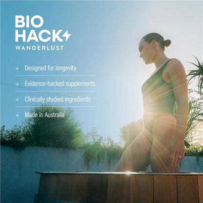 BioHack Wanderlust NMN + Glycine Powder 90g