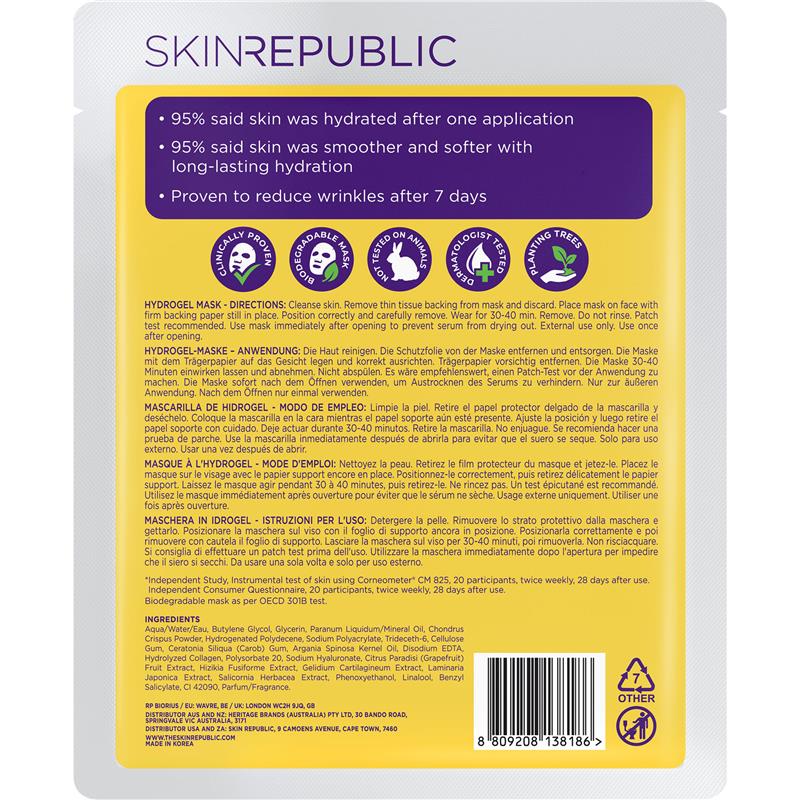 Skin Republic Collagen Hydrogel Face Mask