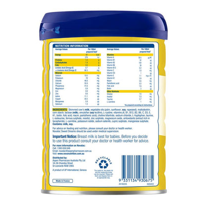 Novalac SD Sweet Dreams Formula 0-12 Months 800g