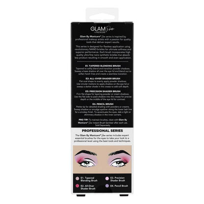 Glam By Manicare Pro Essential Eye Brush Set