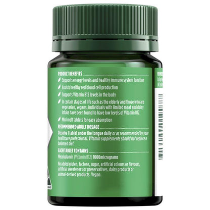 Nature's Own Activated Methyl B12 60 Mini Tablets