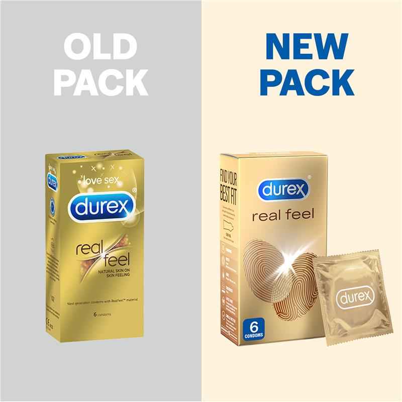 Durex Real Feel Condoms 6 Pack