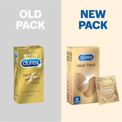Durex Real Feel Condoms 6 Pack