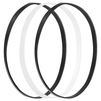 Lady Jayne Snagless Elastics, Black, Pk50