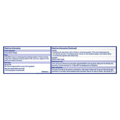 DaktaGold Once Daily Cream for Athlete's Foot 30g