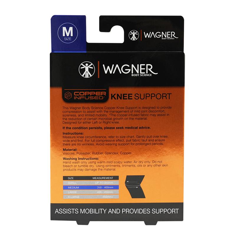 Wagner Body Science Copper Infused Knee Support Medium