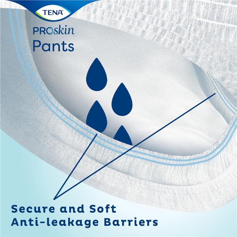TENA Pants Proskin Super X Large 12 Pack