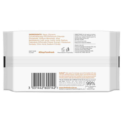 Femfresh Feminine Wipes 20