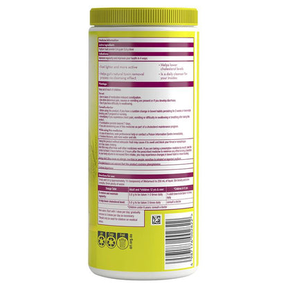Metamucil Fibre Supplement Smooth Texture Lemon-Lime Flavour 72 doses 425g